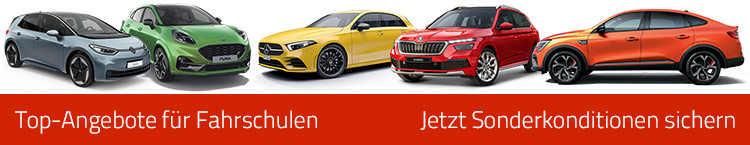 Spezialkonditionen Fahrschulfahrzeuge